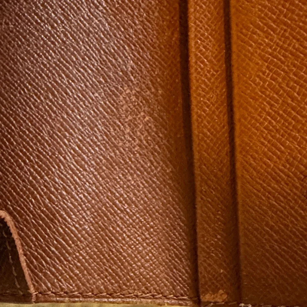 Louis Vuitton Vintage  Brown Monogram Porte-Monnaie Tresor Wallet